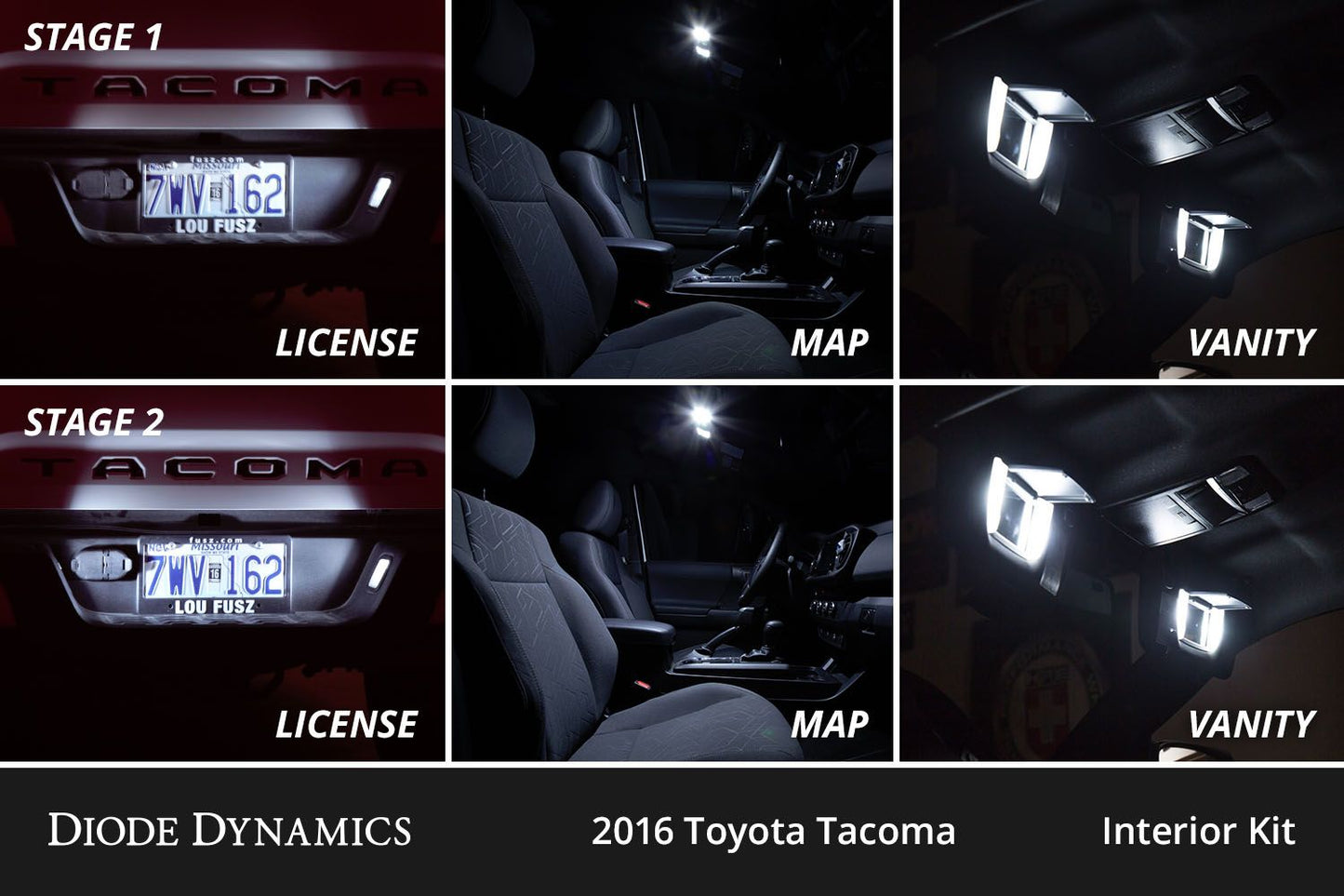 Interior LED Conversion Kit for 2005-2015 Toyota Tacoma