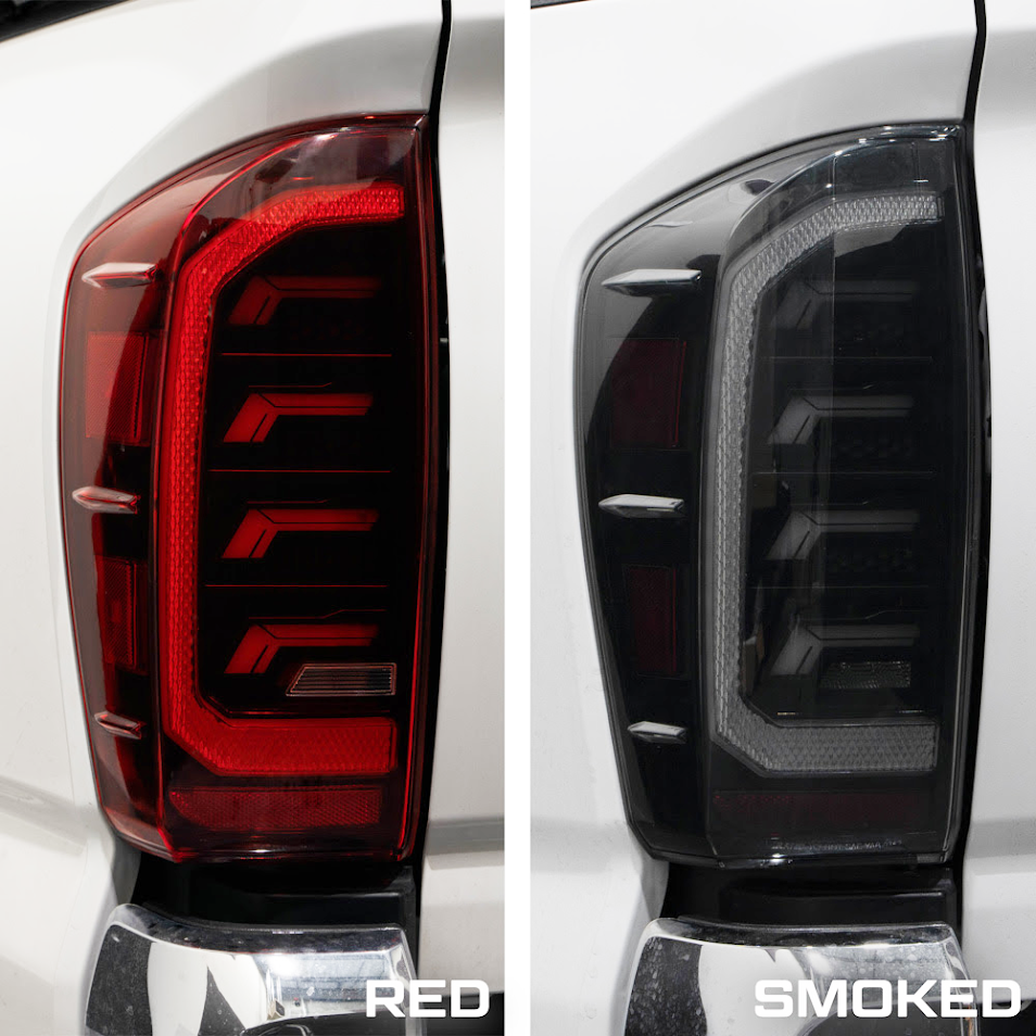2016-2023 Toyota Tacoma LED Tail Lights, Red (pair)