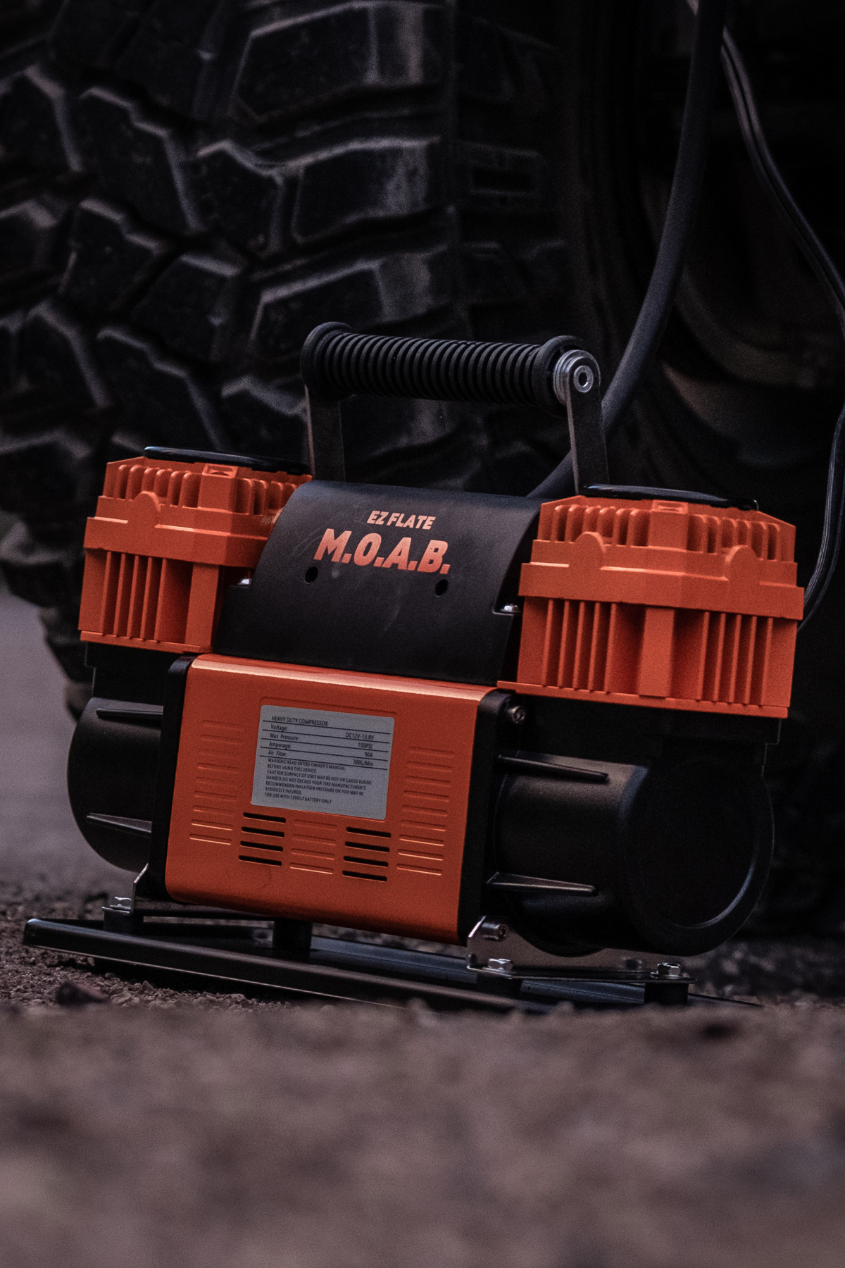 M.O.A.B. - 10.6 CFM Portable Dual Air Compressor