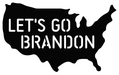 LET’S GO BRANDON USA VEHICLE MAGNET